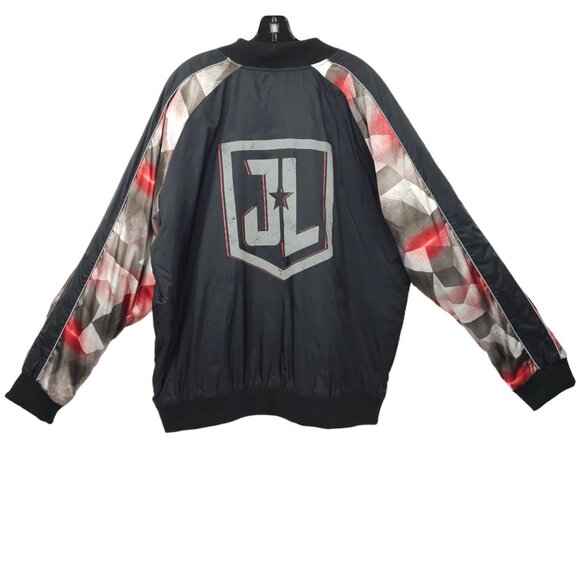 Justice League Cyborg Bomber Jacket Mens Size 3X Hot Topic Limited Edition - Picture 2 of 16